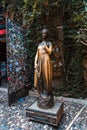 Verona, Italy - August 6, 2019: Bronze statue of Guilietta, from romeo and juiliet Royalty Free Stock Photo