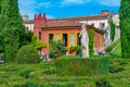 Verona, Italy, August 26, 2021: Giardino Giusti garden in Italia Royalty Free Stock Photo