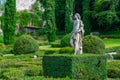 Verona, Italy, August 26, 2021: Giardino Giusti garden in Italian town Verona Royalty Free Stock Photo