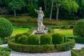 Verona, Italy, August 26, 2021: Giardino Giusti garden in Italian town Verona Royalty Free Stock Photo