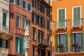 Typical corner in the historic centre of Verona, Italy