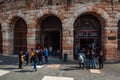 Verona, Italy Ã¢â¬â March 2019. Arena di Verona an Ancient roman amphitheatre in Verona, Italy named as UNESCO World Heritage Site Royalty Free Stock Photo