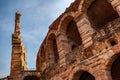 Verona, Italy Ã¢â¬â March 2019. Arena di Verona an Ancient roman amphitheatre in Verona, Italy named as UNESCO World Heritage Site Royalty Free Stock Photo