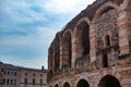 Verona, Italy Ã¢â¬â March 2019. Arena di Verona an Ancient roman amphitheatre in Verona, Italy named as UNESCO World Heritage Site Royalty Free Stock Photo