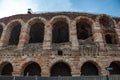 Verona, Italy Ã¢â¬â March 2019. Arena di Verona an Ancient roman amphitheatre in Verona, Italy named as UNESCO World Heritage Site Royalty Free Stock Photo