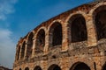 Verona, Italy Ã¢â¬â March 2019. Arena di Verona an Ancient roman amphitheatre in Verona, Italy named as UNESCO World Heritage Site Royalty Free Stock Photo