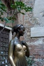 VERONA, ITALY - MARCH 24 : Statue of Juliet in Verona Italy on M Royalty Free Stock Photo