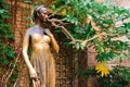 VERONA, ITALY - MAY, 2017: Patio and statue Juliet, Verona, Ital Royalty Free Stock Photo