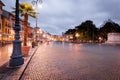 Night picture of the famous Arena square