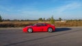 Verona, Italy - October 2022 Ferrari 348 GTB two-seater berlinetta