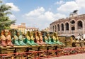 Verona, Italy - preparing the stage for the thetre performance in the famous Arena di Verona