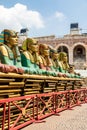 Verona, Italy - preparing the stage for the thetre performance in the famous Arena di Verona Royalty Free Stock Photo