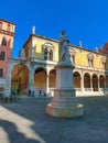 Dante Alighieri statue in Piazza dei Signori - Verona, Italy Royalty Free Stock Photo