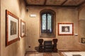 The interior of the Juliet House on Via Cappello in the old part of Verona  city in Italy Royalty Free Stock Photo