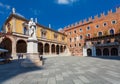 VERONA, ITALY- September 08, 2016: View on Piazza dei Signori also called Piazza Dante