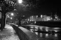 Verona , Italy , stone bridge , the old castle , Panoramic view Royalty Free Stock Photo