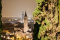 Verona , Italy , stone bridge , the old castle , Panoramic view Royalty Free Stock Photo