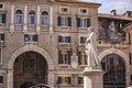 Verona`s Dante statue 2