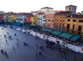 Verona's square and people