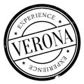 Verona stamp rubber grunge