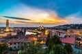 Verona at sunset in Italy Royalty Free Stock Photo