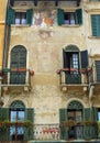 Beautiful windows, Balconies and Faded Frescos - Verona Italy