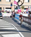 Verona, VR, Italy - June 2, 2019: Cyclist BAUKE MOLLEMA of Trek Segafredo team at Tour of Italy also called Giro d`Italia is a