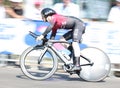 Verona, VR, Italy - June 2, 2019: Cyclist EDWARD DUNBAR of INEOS Team at Tour of Italy also called Giro d`Italia is a cycling rac Royalty Free Stock Photo