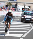 Verona, VR, Italy - June 2, 2019: Cyclist VUILLERMOZ ALEXIS of AG2R Team at Tour of Italy also called Giro d`Italia is a cycling Royalty Free Stock Photo