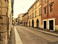 Veronetta, street scene, Verona, Italy, October