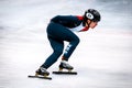 Veronique Pierron of France competes during the ISU Short Track Speed Skating World Championship Royalty Free Stock Photo