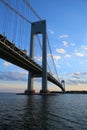 Verrazano Bridge at dusk in New York