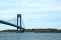 Verrazano Bridge and Fort Wadsworth in New York Royalty Free Stock Photo