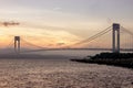 Verrazzano-Narrows Bridge in New York City Royalty Free Stock Photo