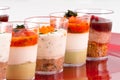 Verrine dishes Royalty Free Stock Photo