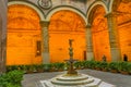 Verrocchio`s Putto Fountain Palazzo Vecchio Florence Italy Royalty Free Stock Photo