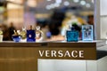 VERSACE`s logo and perfume profucts