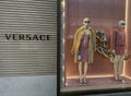Versace store window