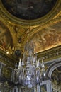 Versaille palace france europe inside chandelier