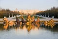 Versailles castle and fountain in France Royalty Free Stock Photo