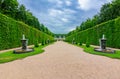 Versailles formal gardens in Paris suburbs, France Royalty Free Stock Photo