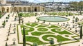 Versailles, France - April, 2012: Gardens of the Versailles Palace near Paris, France.