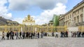 Versailles, France - April, 2012: Gates of the Palace near Paris, France.