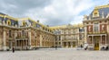 Versailles, France - April, 2012: the majestic Versailles Palace, near Paris, France.