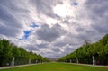 Statues and fountains at Versailles Palace in France Royalty Free Stock Photo