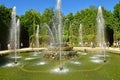 Versailles; France - august 19 2022 : three fountains grove in the castle park