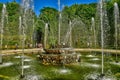 Versailles; France - august 19 2022 : three fountains grove in the castle park