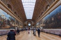 Versailles, France - 19.01.2019: The Battle Gallery in the southern wing of Palace of Versailles, the residence of the sun king