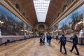 Versailles, France - 19.01.2019: The Battle Gallery in the southern wing of Palace of Versailles, the residence of the sun king