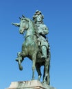 Close-up on Equestrian statue of Louis XIV - Versailles, France Royalty Free Stock Photo